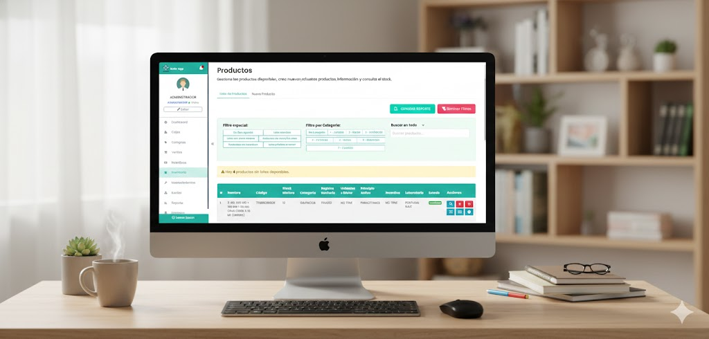 Sección Compras de BOTIC-APP